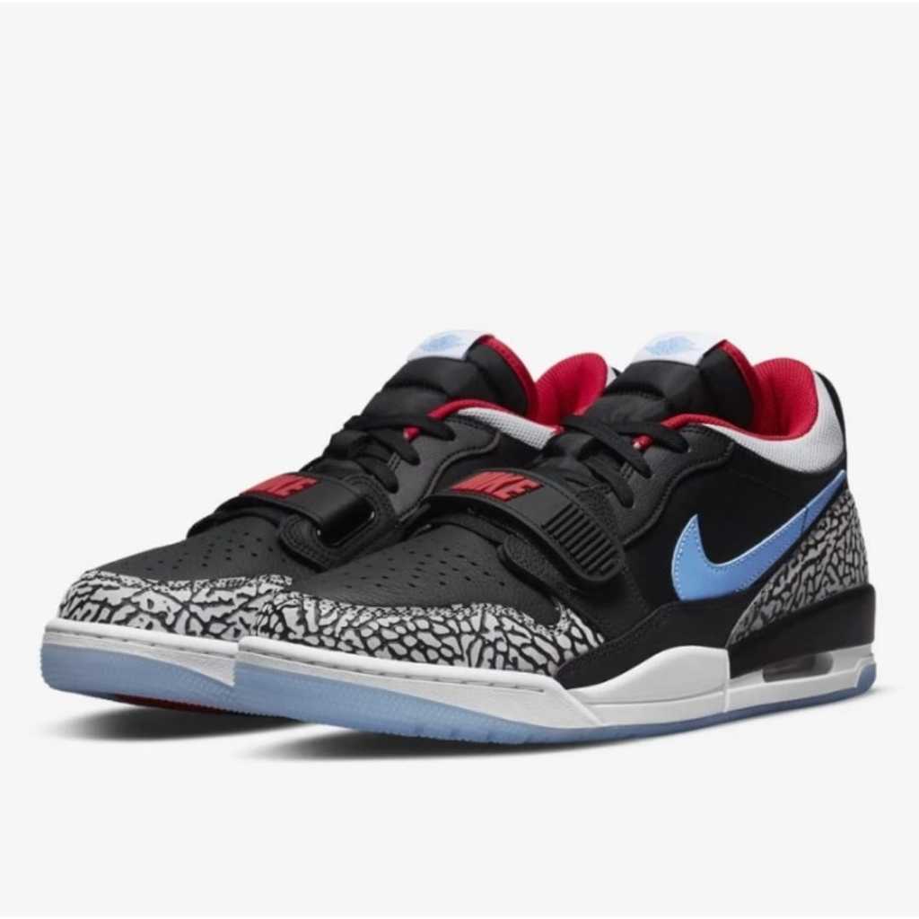 Air Jordan Original Legacy 312 Low Chicago Flag Black SIZE 10 / 44, Sepatu Sneaker