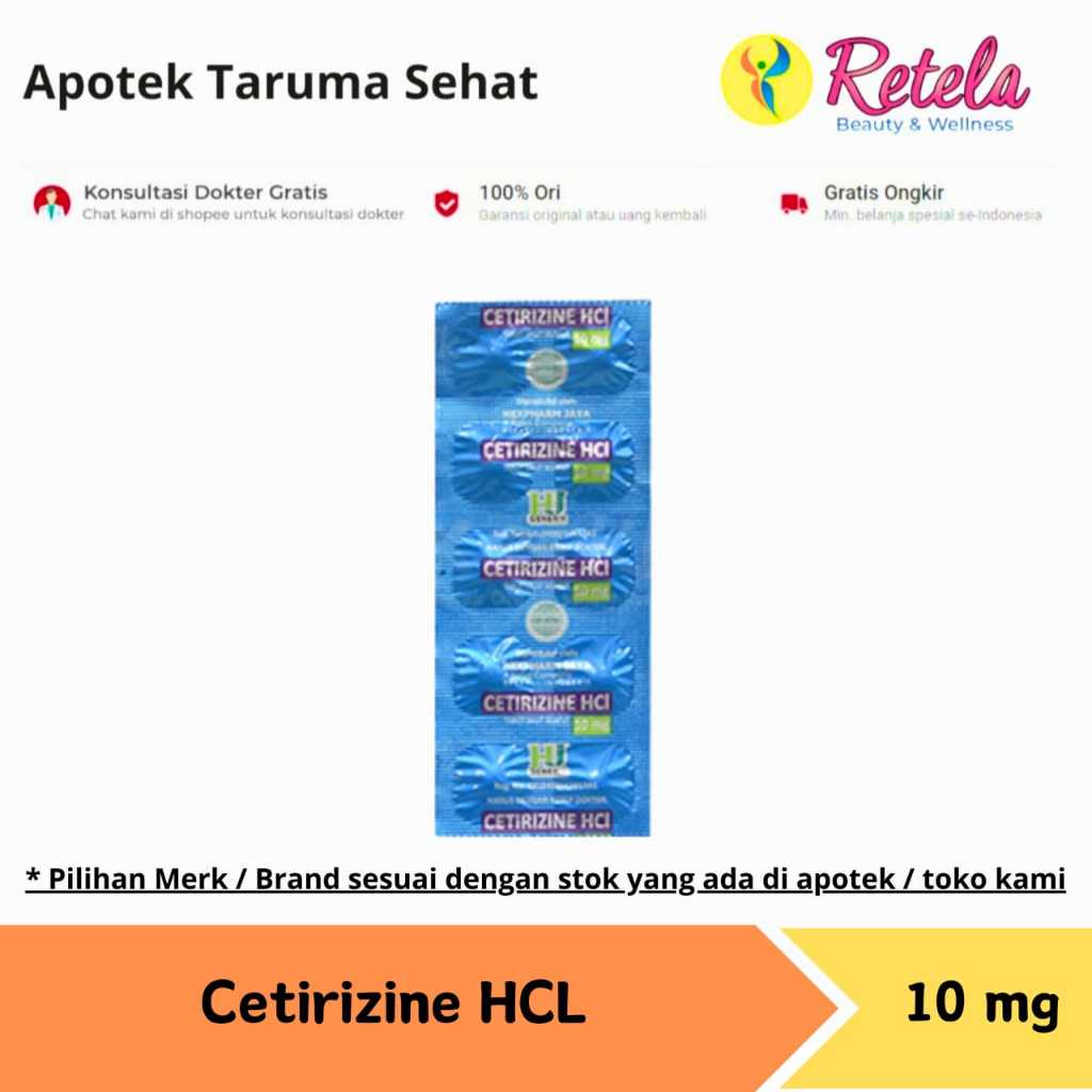 Cetirizine 10 mg 10 Tablet