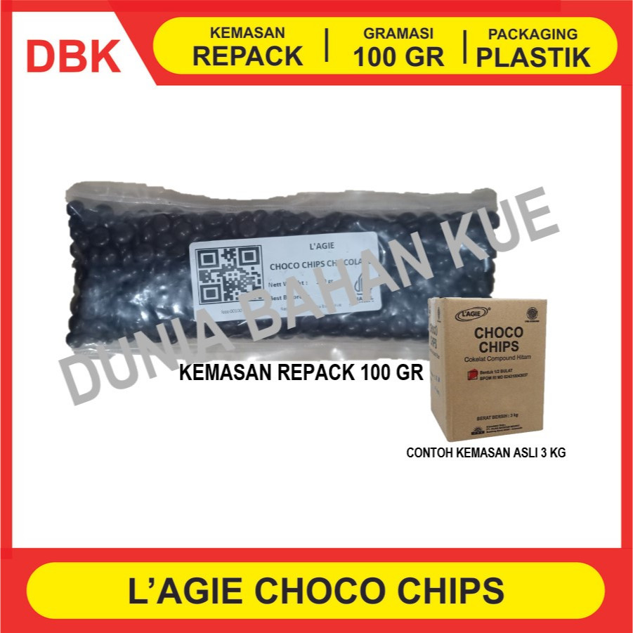 

CHOCO CHIPS COKLAT LAGIE 1/2 BULAT REPACK 100 GR