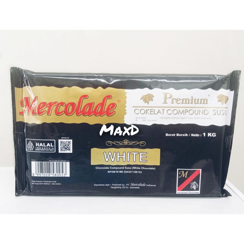 

Mercolade Cokelat Batang Compound White / Putih 1kg