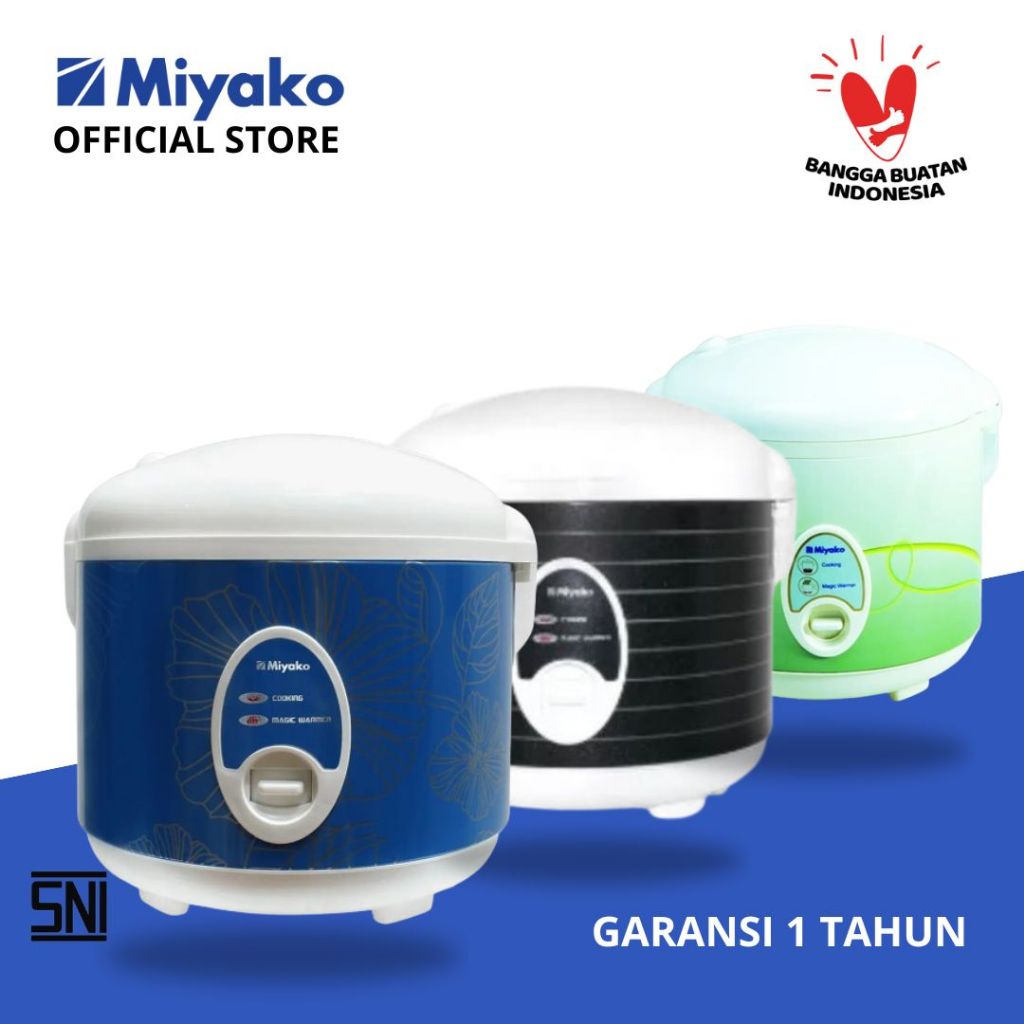 Magic Com Miyako MCM508 Rice Cooker 3IN1 - Magic warmer plus -1.8 Liter
