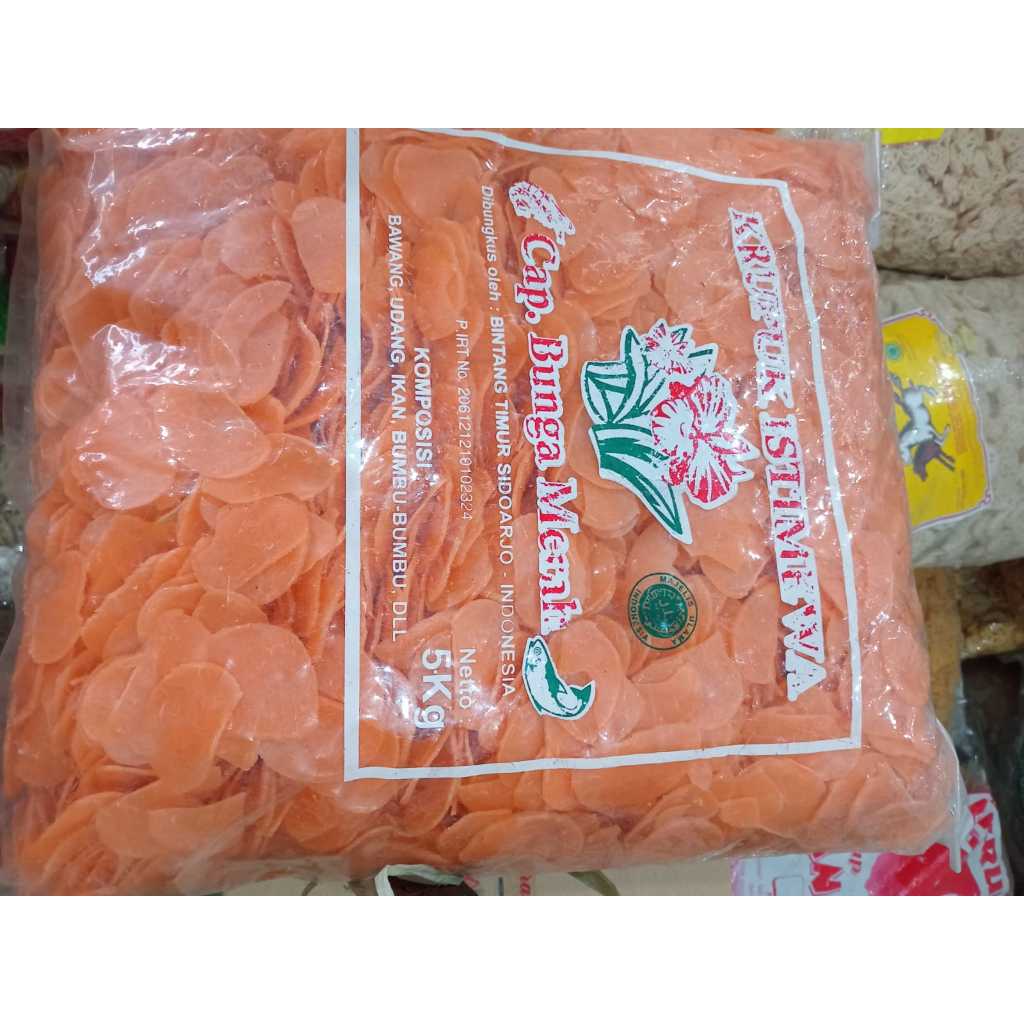 

Kerupuk udang salju 5kg per ball