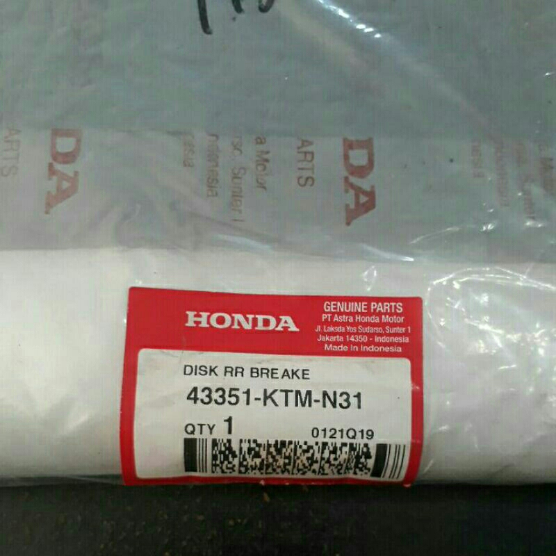 piringan rem cakram belakang 43351 ktm n31 suprax 125