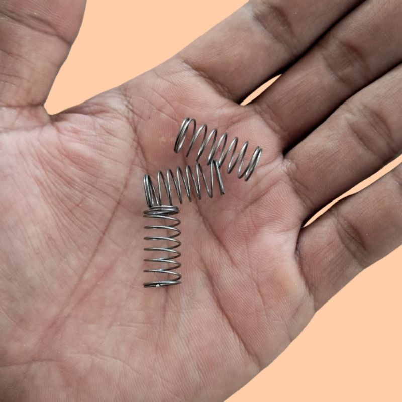 Per Pegas Tekan OD 10mm PJ 2cm Baja 0.6mm