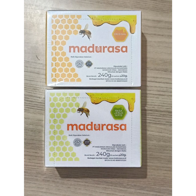 

Madurasa isi 12 - Madu Rasa - Box 12s
