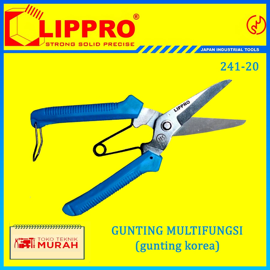 

Lippro Gunting Multifungsi Serba Guna Gunting Korea 241-20
