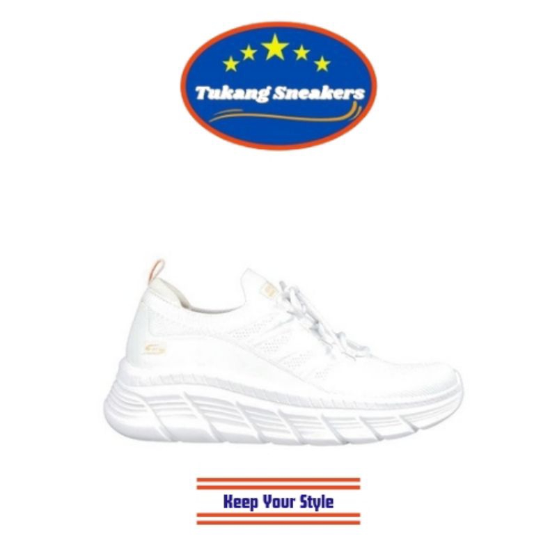 Skechers Bobs B Cute Women's Casual Shoes - White SKE117384WHT