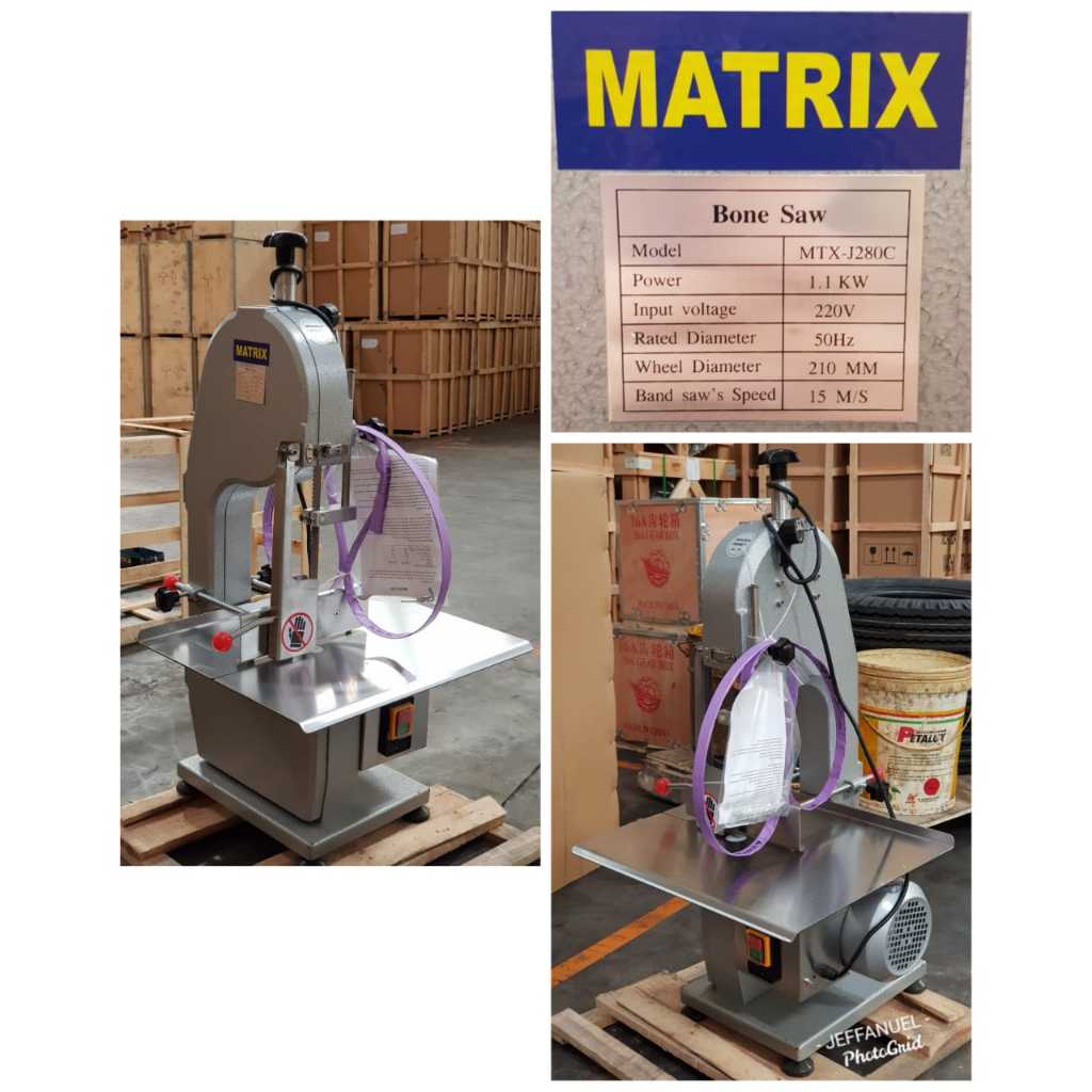 Mesin potong tulang sapi bone saw Matrix MTX-J280C