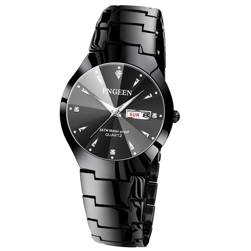 Terbaru Jam Tangan Analog Pria Wanita Couple FNGEEN 588 Stainless Steel Water Resist Original
