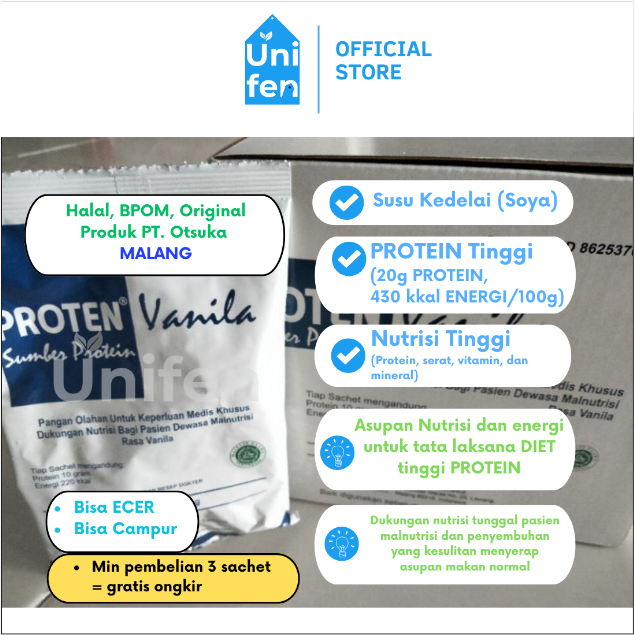 

TERMURAH! SUSU PROTEN VANILA DAN COKLAT (susu kedelai tinggi protein)