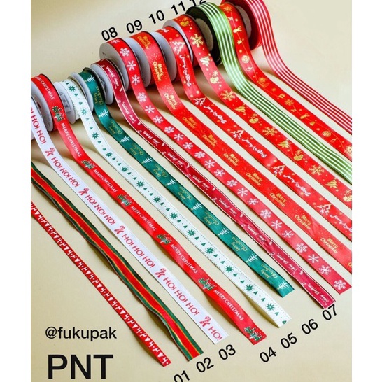 

Harga Hemat Pita Natal TERMURAH Christmas Ribbon