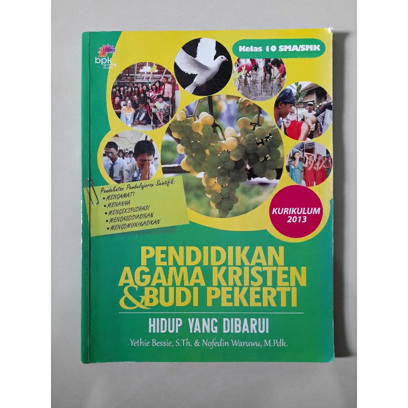 Buku Pendidikan Agama Kristen kelas 10