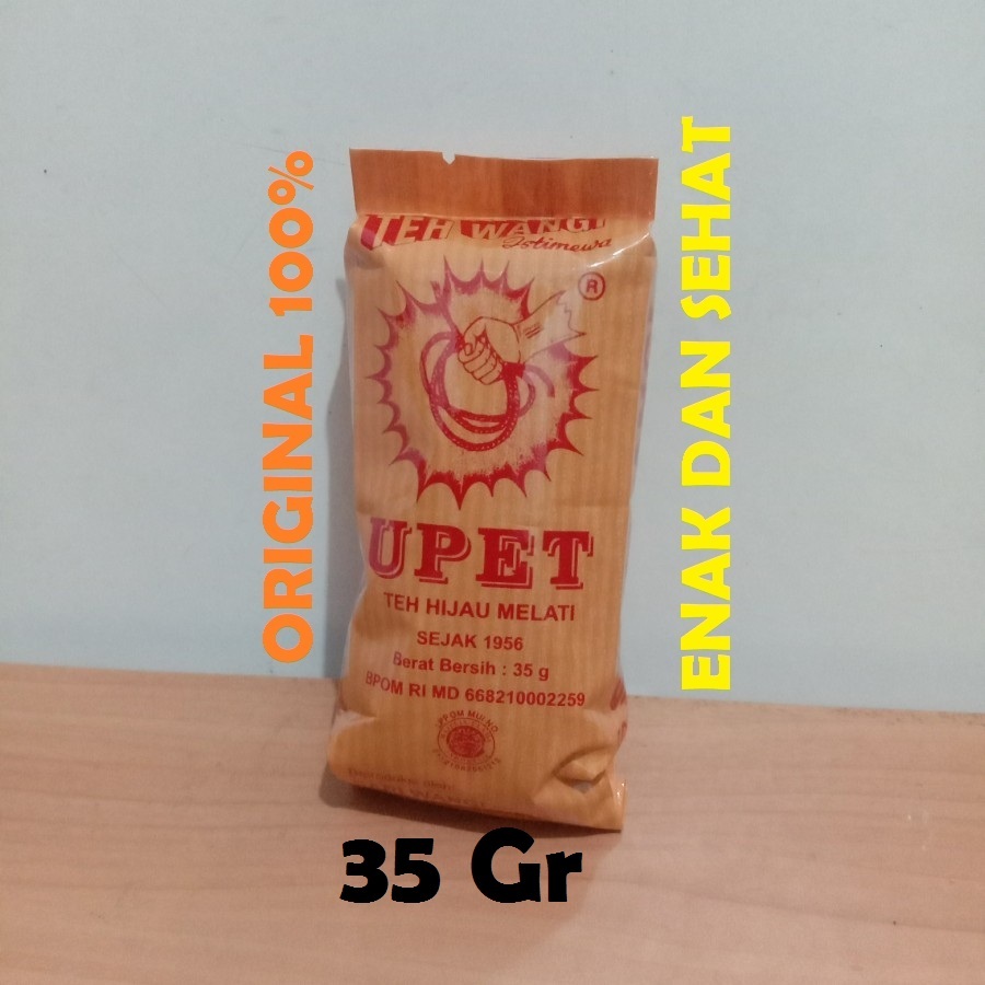 

TEH WANGI ISTIMEWA / TEH UPET / TEH HIJAU MELATI 35 GR BPOM dan Halam Serta ORIGINAL 100% / Rasa Enak dan Sehat Serta Bijin Jualan Tambah Laris