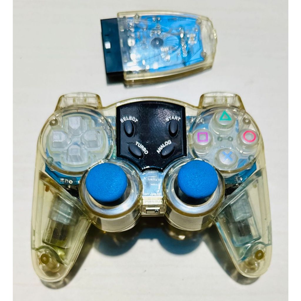 OLD STOCK KONDISI GAMBLING ANGGAP RUSAK STIK PS2 WIRELESS STIK PS2 BLUETOOTH GETAR STICK PS2 HITAM S