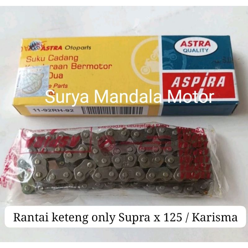 Aspira rantai keteng only motor supra x 125,karisma