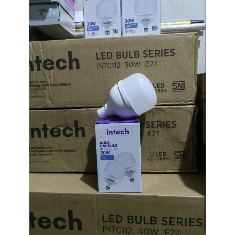 Lampu LED Intech Bulp series terbaru 30 watt