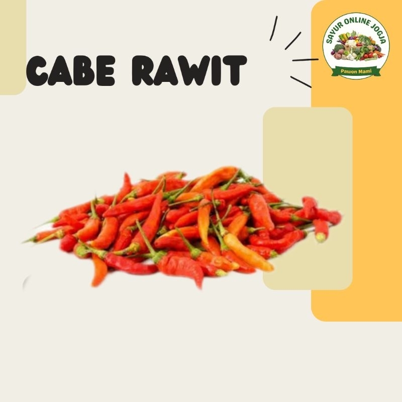 

Cabe cabai rawit merah 100Gr - PAWON MAMI SAYUR ONLINE JOGJA