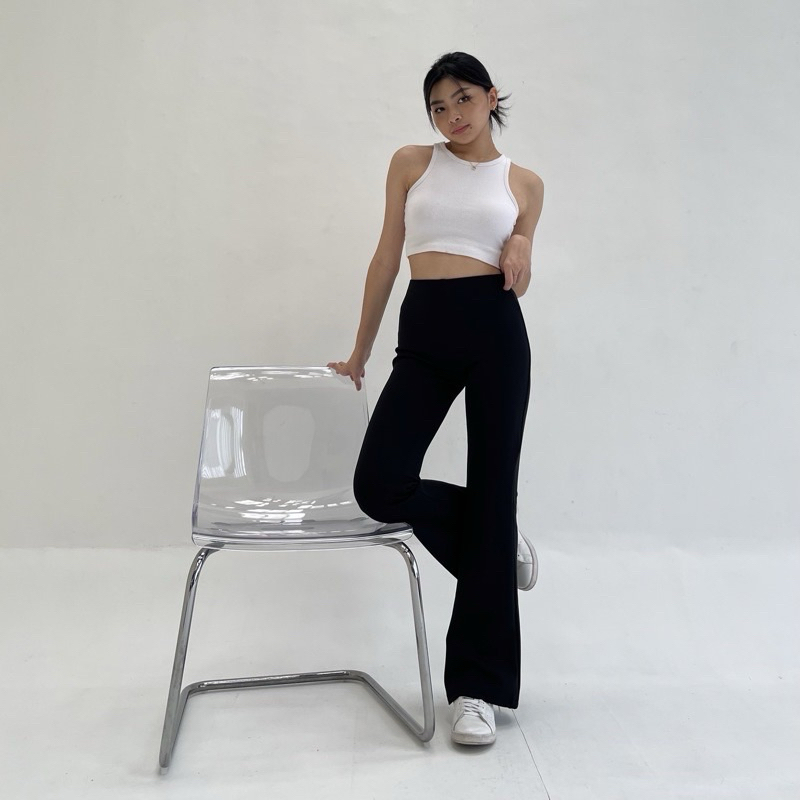 Flare Pants - Highwaist Flare Pants - Highwaist Kulot Cutbray Wanita - Highwaist Cutbray Wanita