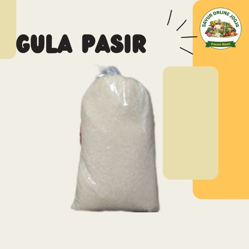 

Gula pasir curah 500Gr - PAWON MAMI SAYUR ONLINE JOGJA