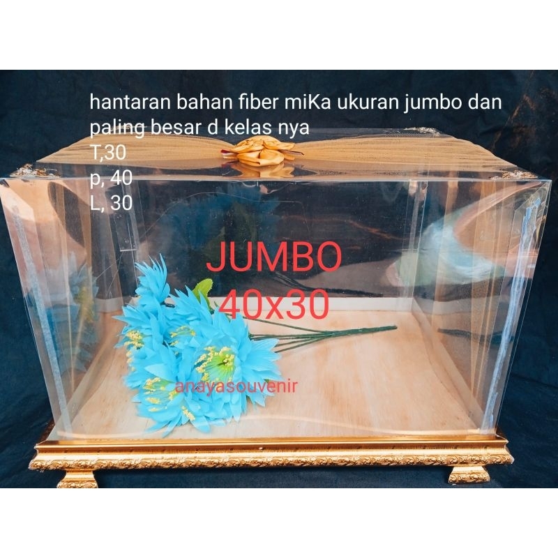 

Kotak Hantaran Jumbo 40*30*30/Kotak Seserahan Mika