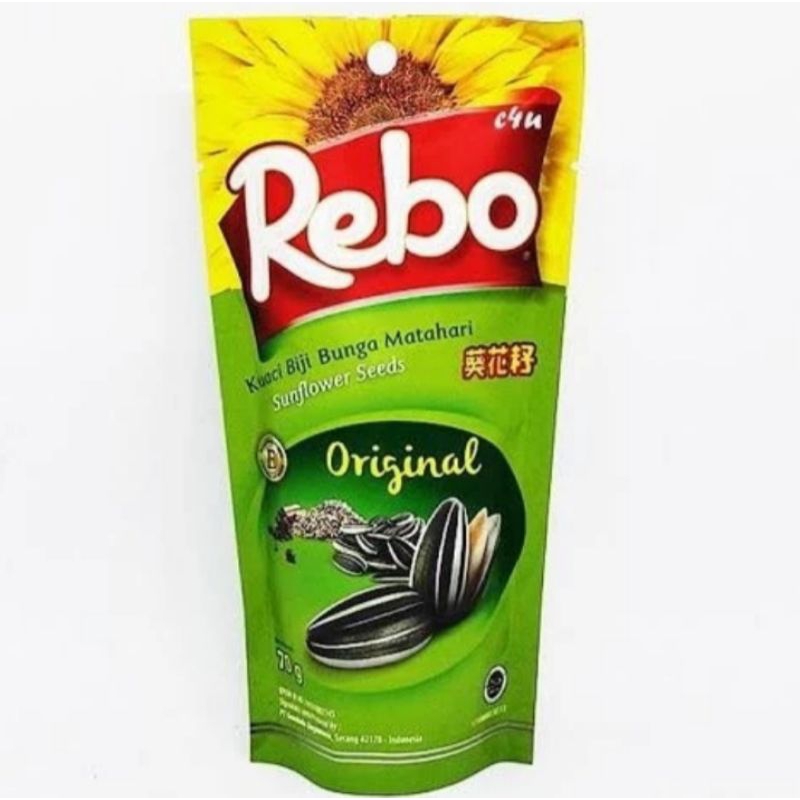 

Rebo Kuaci Original 70gr, Rebo Kuaci Green Tea 70gr, Rebo Kuaci Milk 70gr