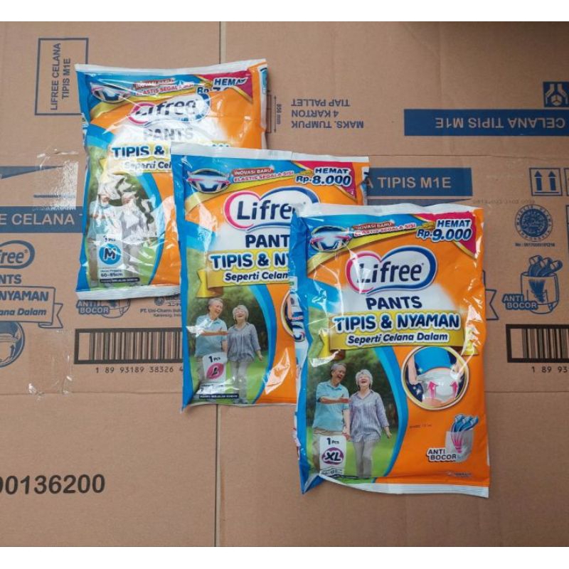 lifree celana renceng XL1, L1, M1
