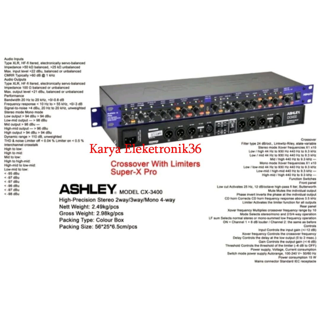 CROSSOVER ASHLEY CX3400 ASHLEY CX 3400