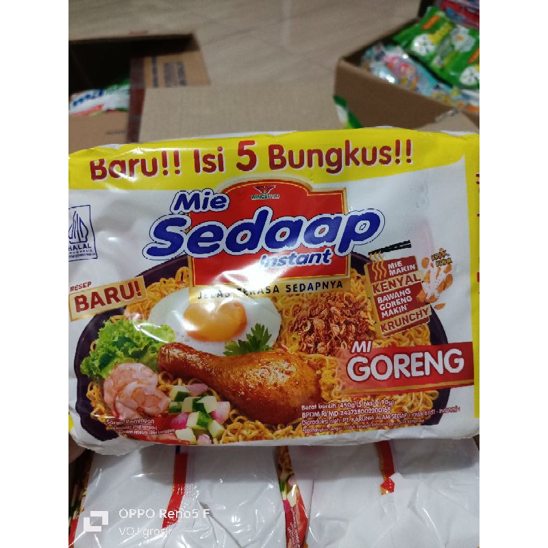 

Paket 5Pcs Sedaap Goreng,Soto 375g 1pk isi5pcs