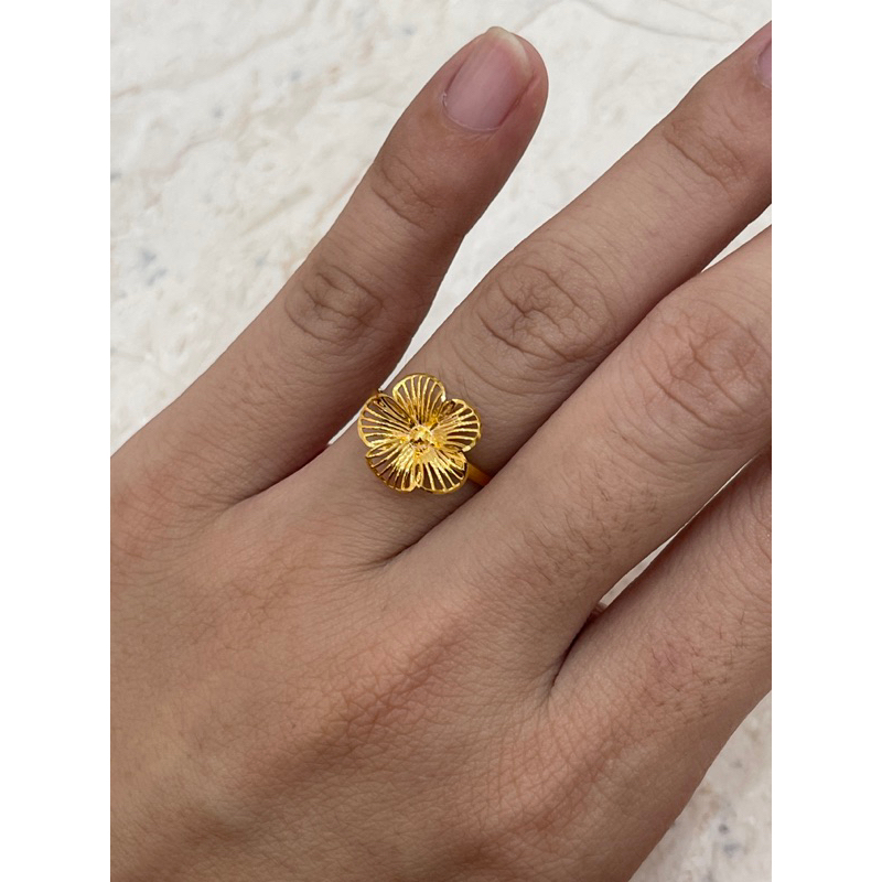 Cincin emas asli kadar 700 model elips
