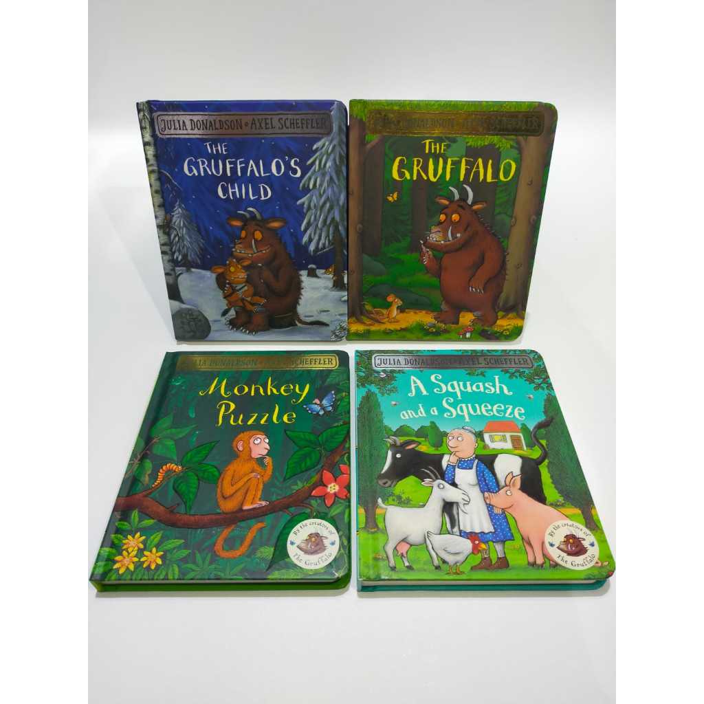 Monkey Puzzle, The Gruffalo's Child, The Gruffalo, A Squash and a Squeeze Board Book (Fiction)