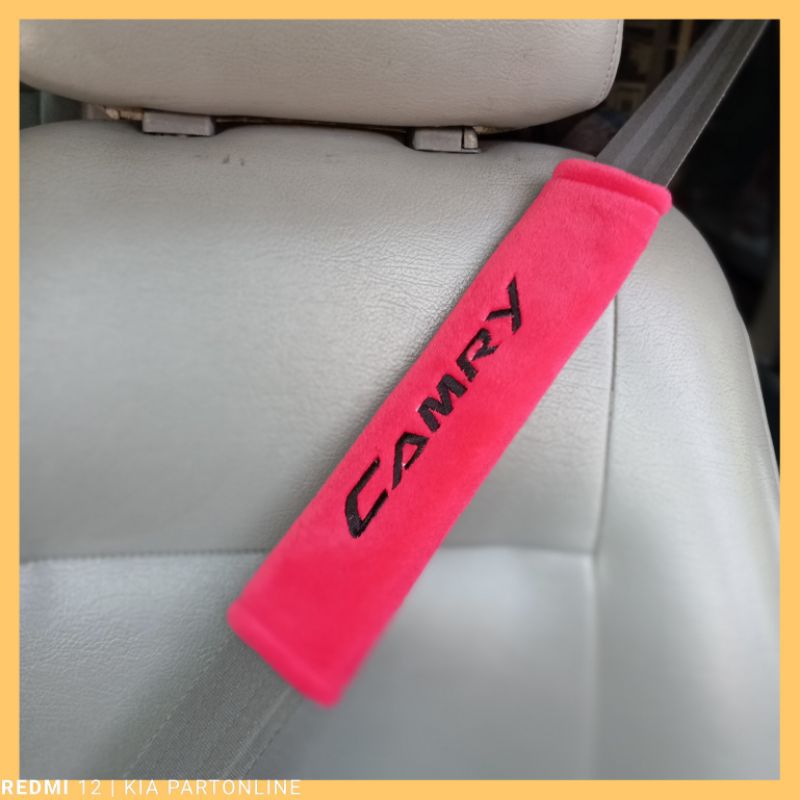 Cover sabuk pengaman seatbelt safety belt seat belt toyota camry bordir