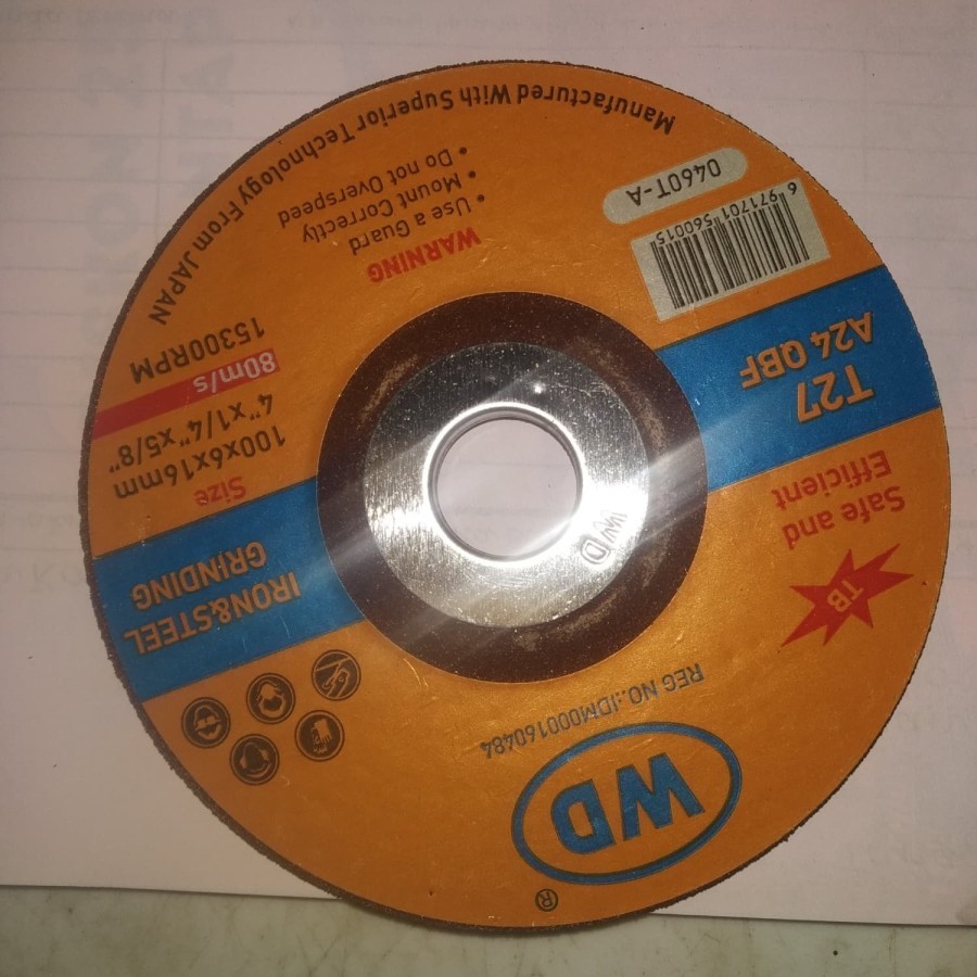 batu gerinda poles WD 4X6 batu gerinda tebal 4' WD