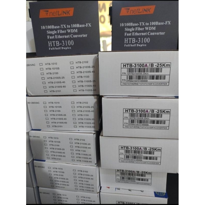 HTB netlink fiber optic converter 3100