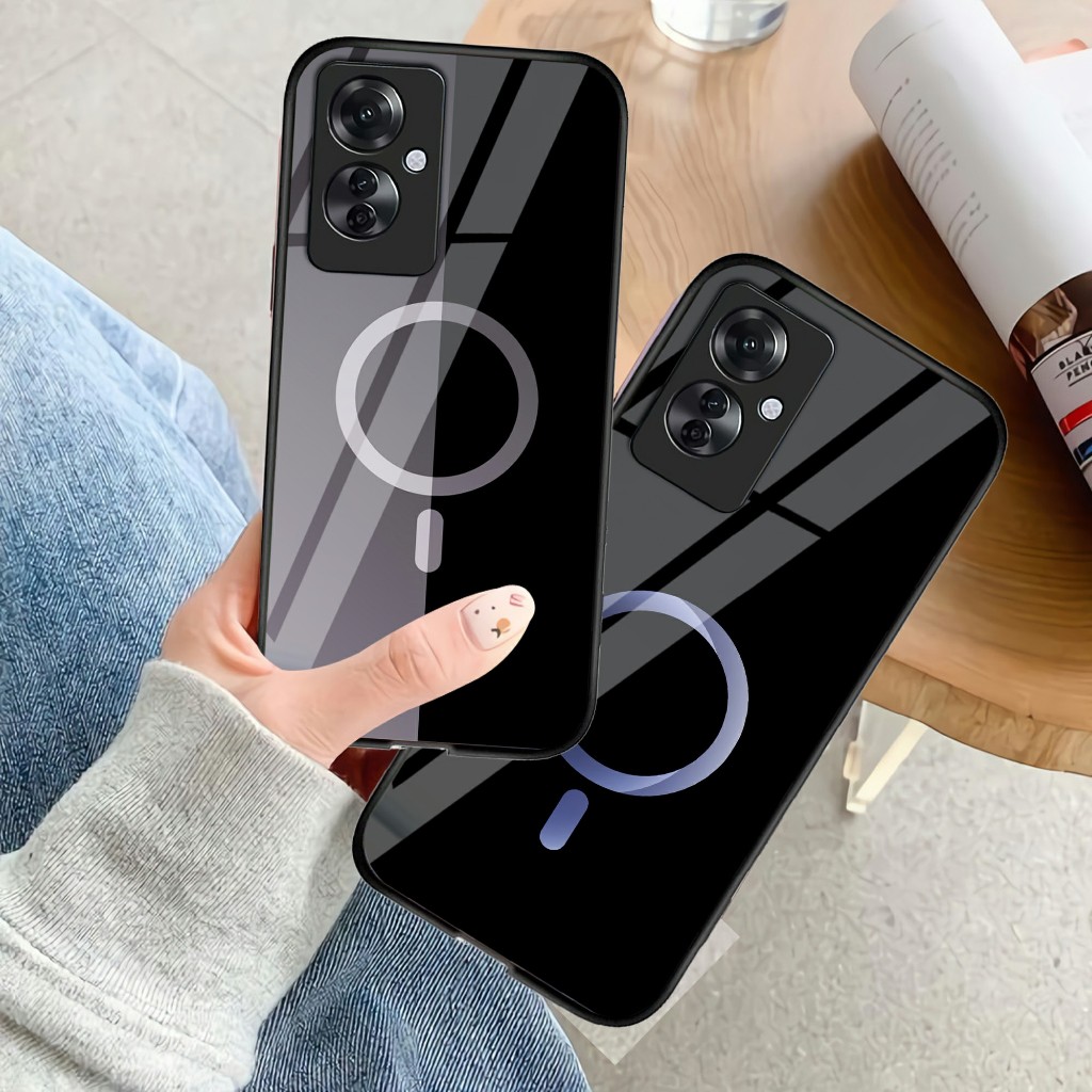 Softcase Kaca Oppo Reno 11F 5G  - Casing Hp Oppo Reno 11F 5G - Softcase Kaca Glossy Oppo Reno 11F 5G