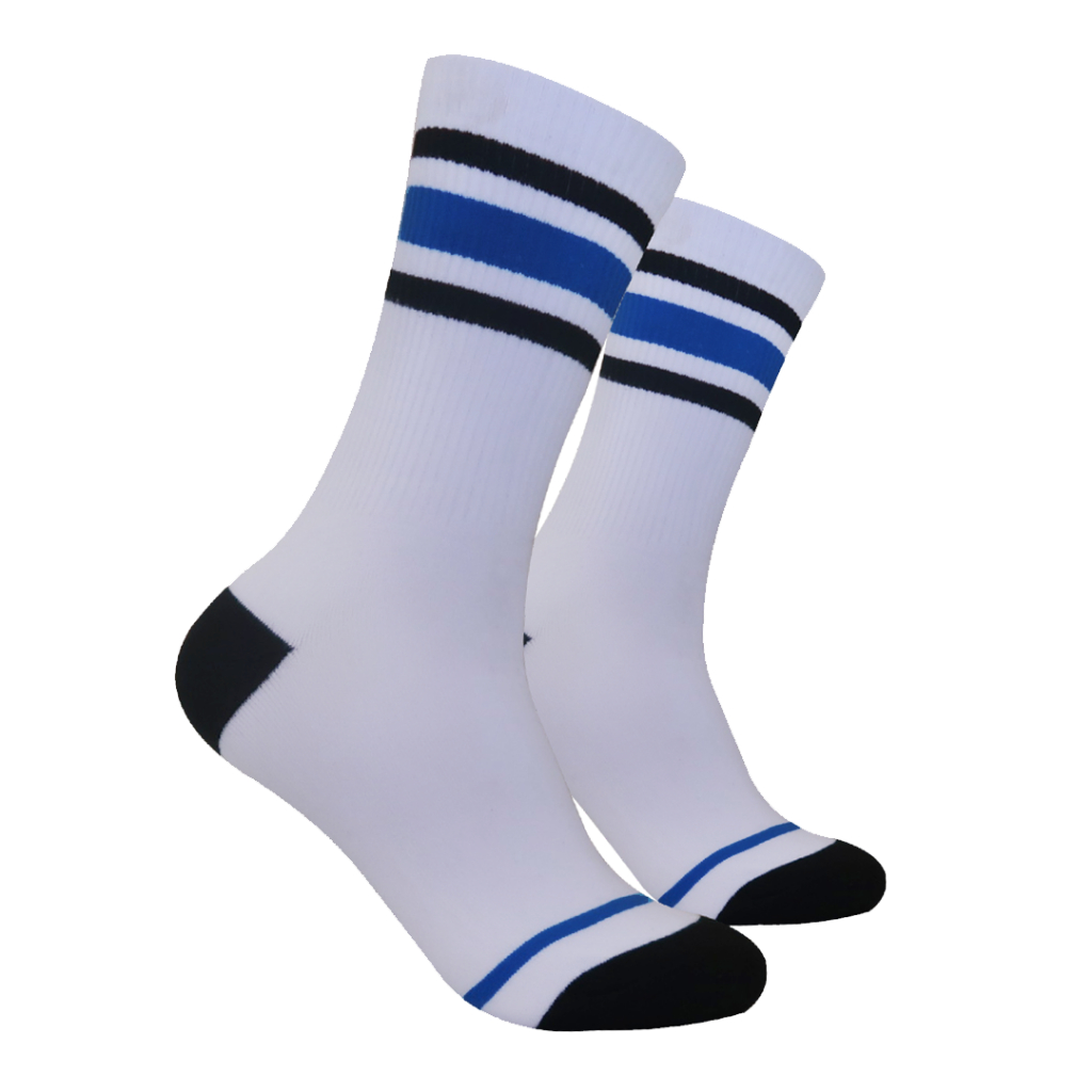 Kaos Kaki Oldschool - Kaos Kaki Skate - Motif Garis G20 - 4LAYER BENANG