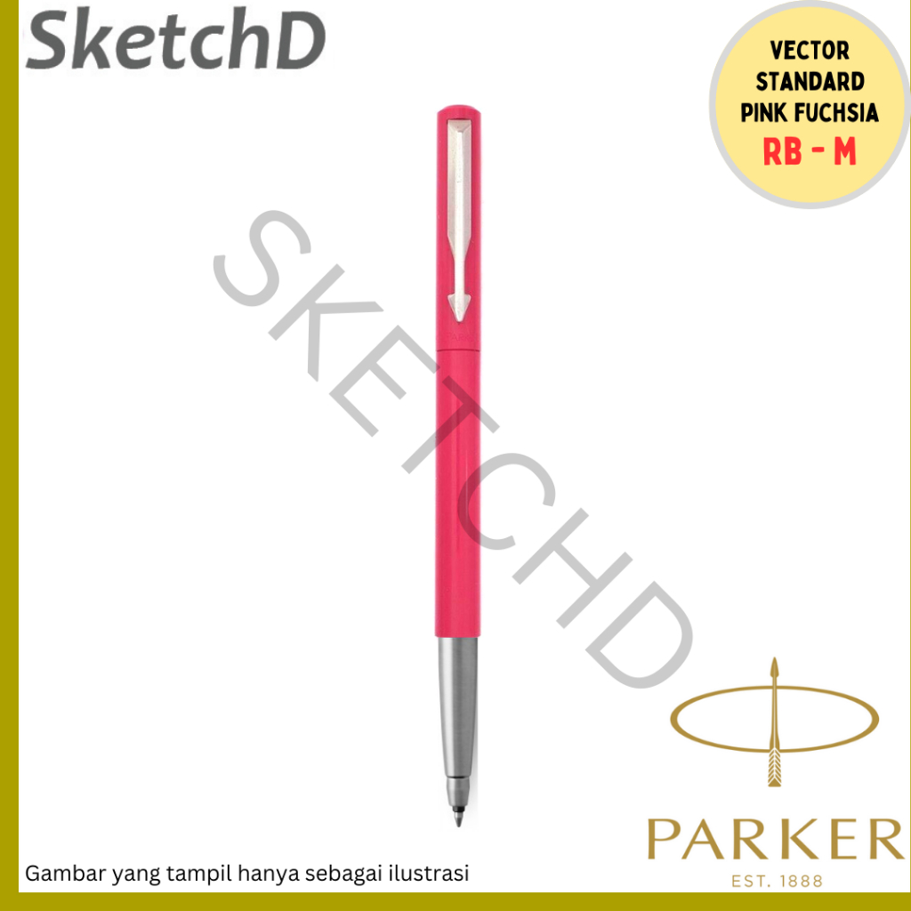 

Parker Vector Standard Fuchsia Pink RB - Rollerball Signature Pen