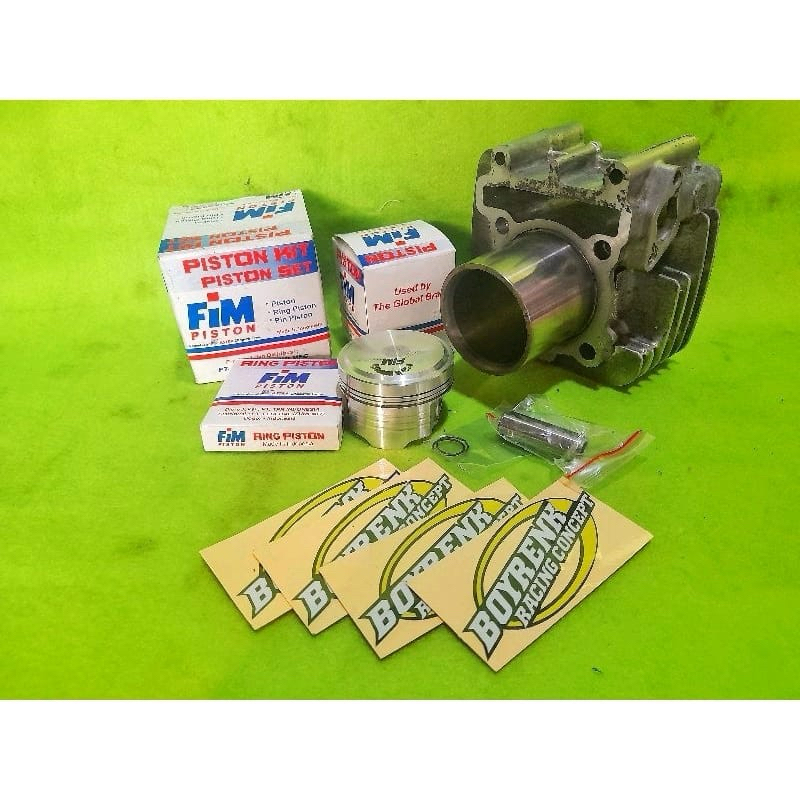 PAKET BORE UP BLOK VEGA ZR JUPITER Z NEW JUPITER BURHAN BORING LUAR DIAMETER 70 - BOYRENK RACING CON