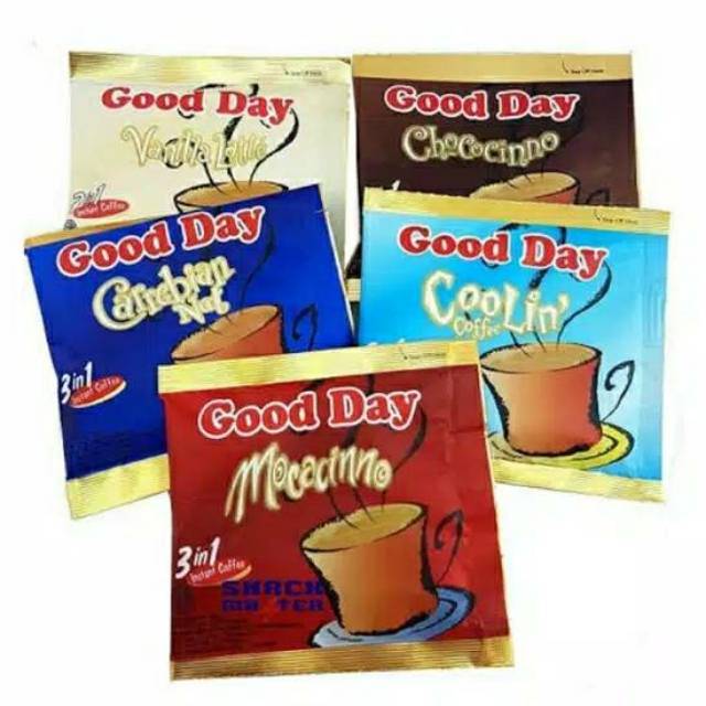 

Good Day Kopi instant 3 in 1 [10 pcs] 1 renceng