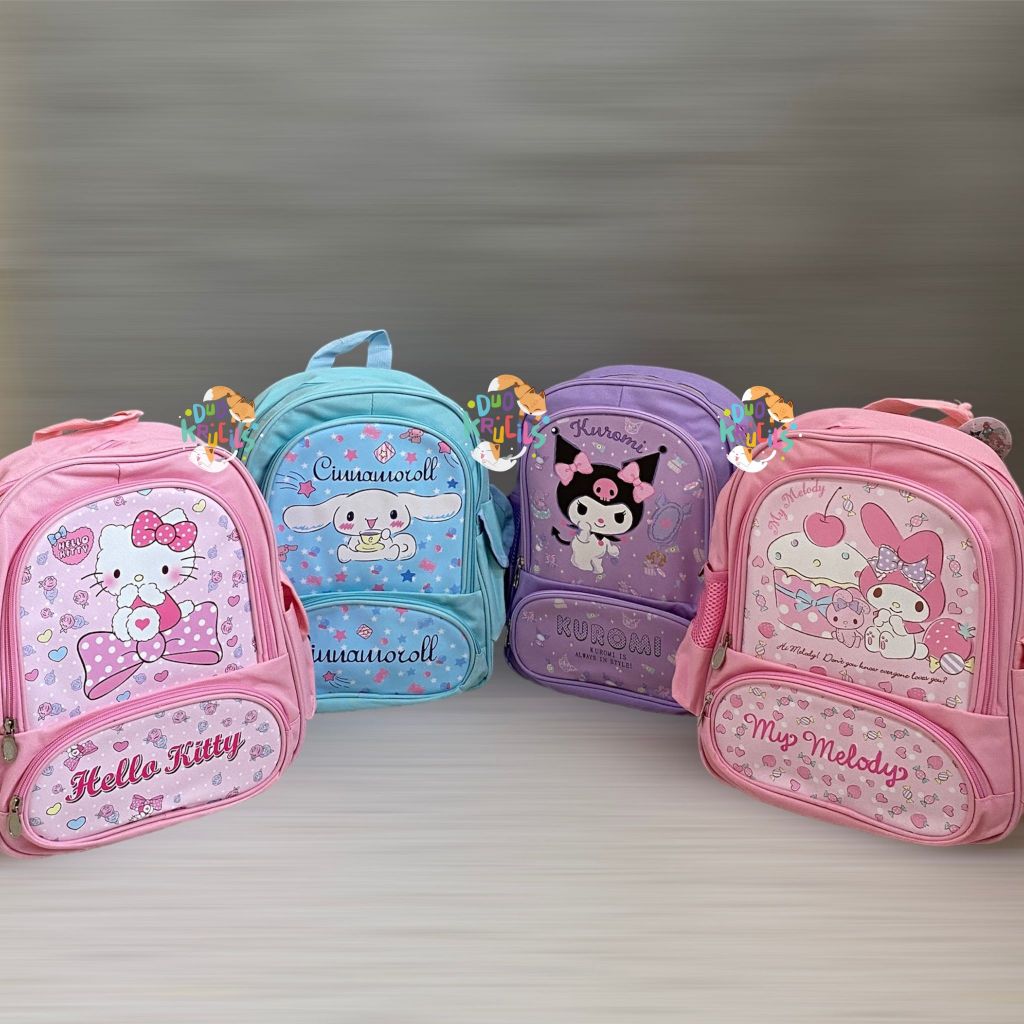 TAS SEKOLAH Anak perempuan size TK SD SANRIO HELLOKITY