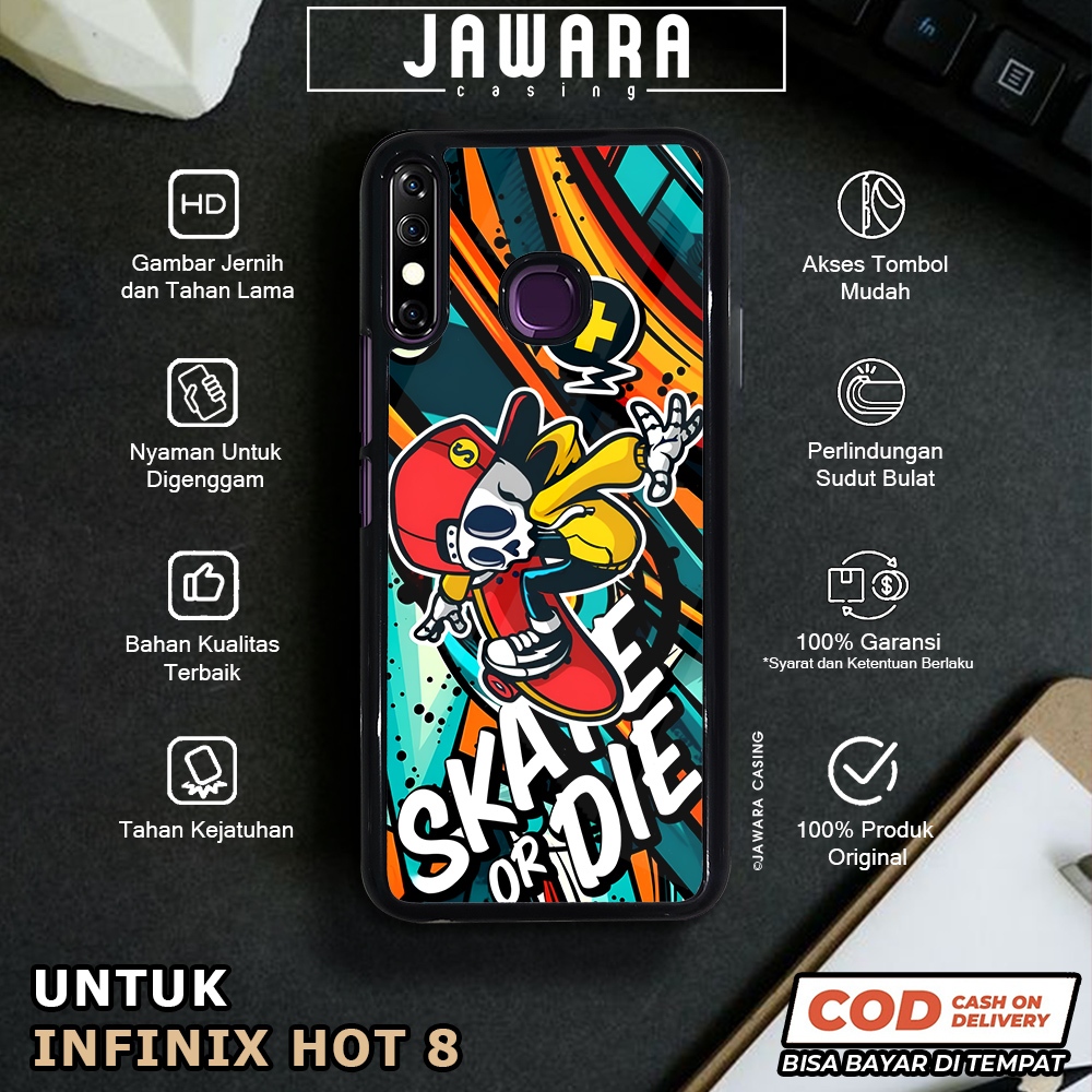 Case Infinix Hot 8 Casing Infinix Hot 8 [CSKL] Premium Glossy Case Hp Infinix Jawara Casing Hp Infin