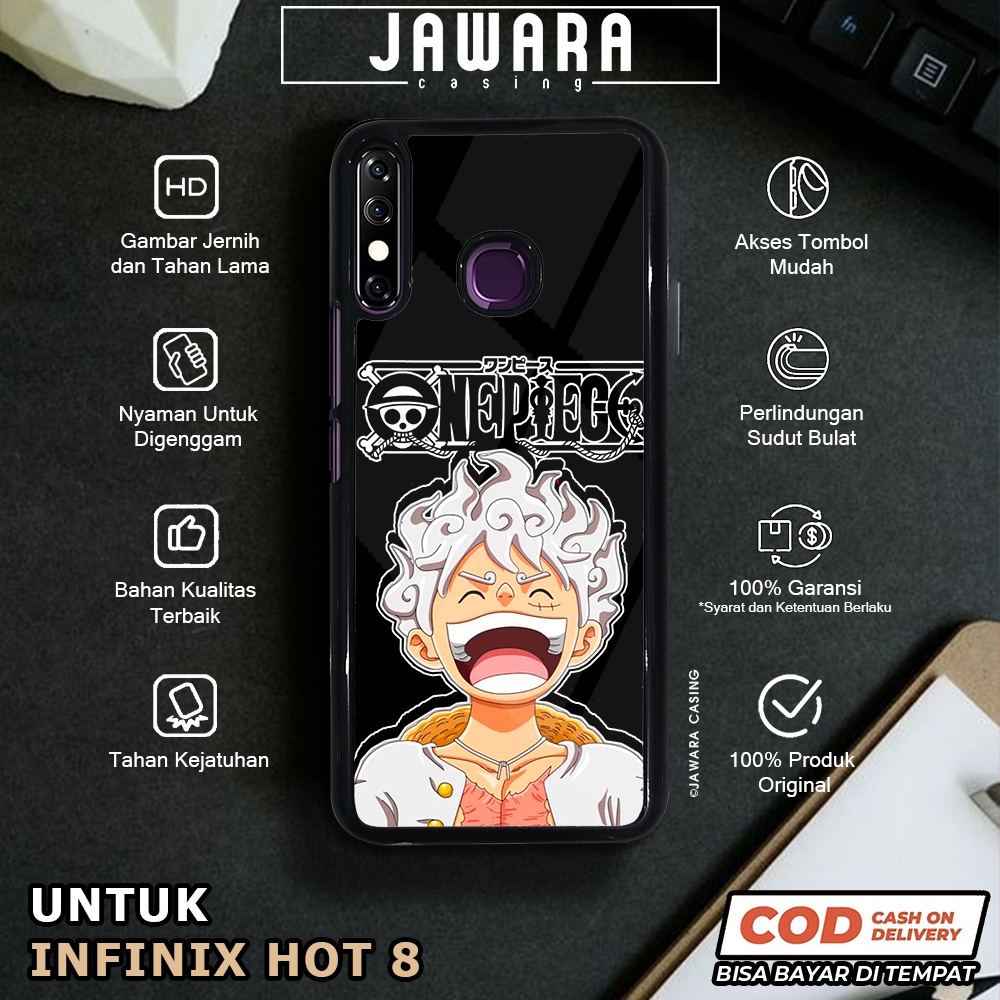 Case Infinix Hot 8 Casing Infinix Hot 8 [GEAR5] Premium Glossy Case Hp Infinix Jawara Casing Hp Infi