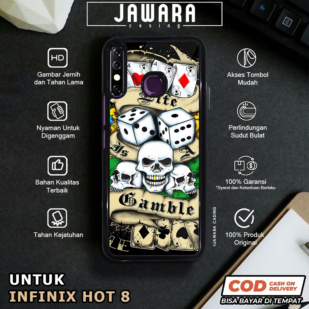 Case Infinix Hot 8 Casing Infinix Hot 8 [GMBLR] Premium Glossy Case Hp Infinix Jawara Casing Hp Infi