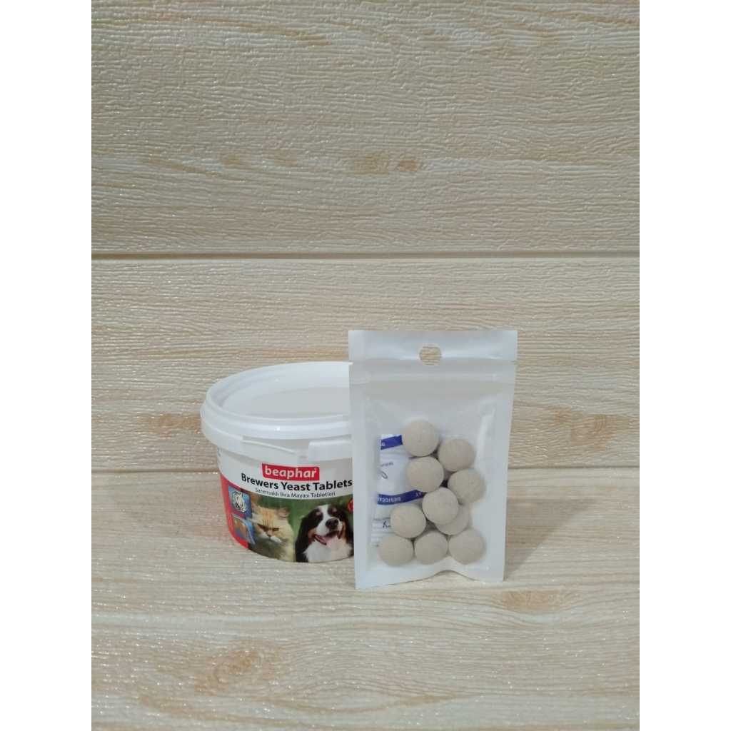 Beaphar Brewers Yeast Vitamin bulu anjing&kucing REPACK ISI 10 tablet