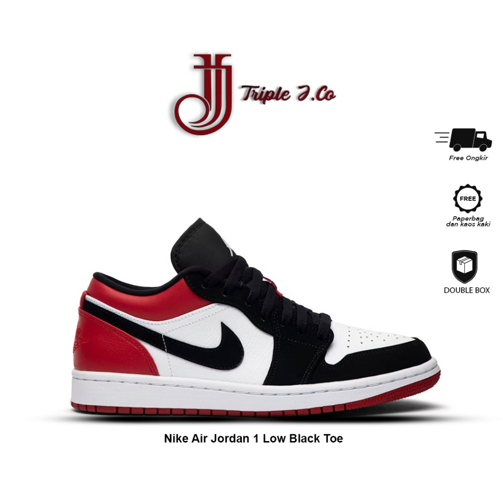 Nike Air Jordan 1 Low Black Toe