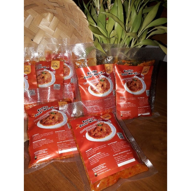 

(BUMBU INSTAN) Bumbu Dasar Merah | Bumbu Masak Serbaguna - Masak satset, praktis, dan nikmat