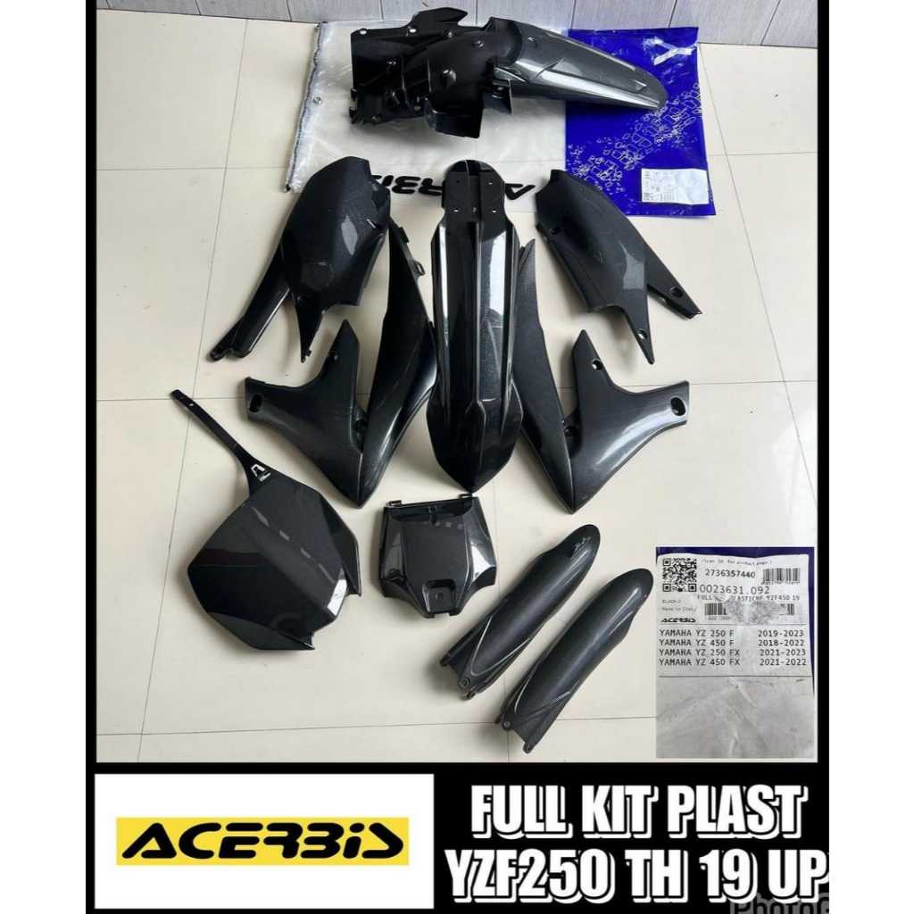 Cover Body YZ 4tak Hitam acerbis 2023 bodi YZ250F YZ250FX YZ450 2019 UP