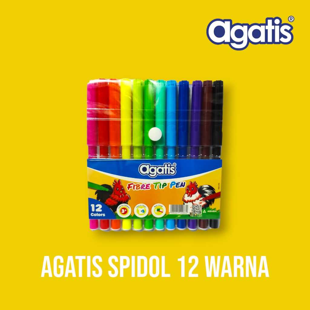 

spidol agatis fiber tip