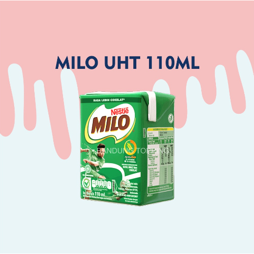 

Susu UHT Milo 110 ML ( 1 pak isi 4 )