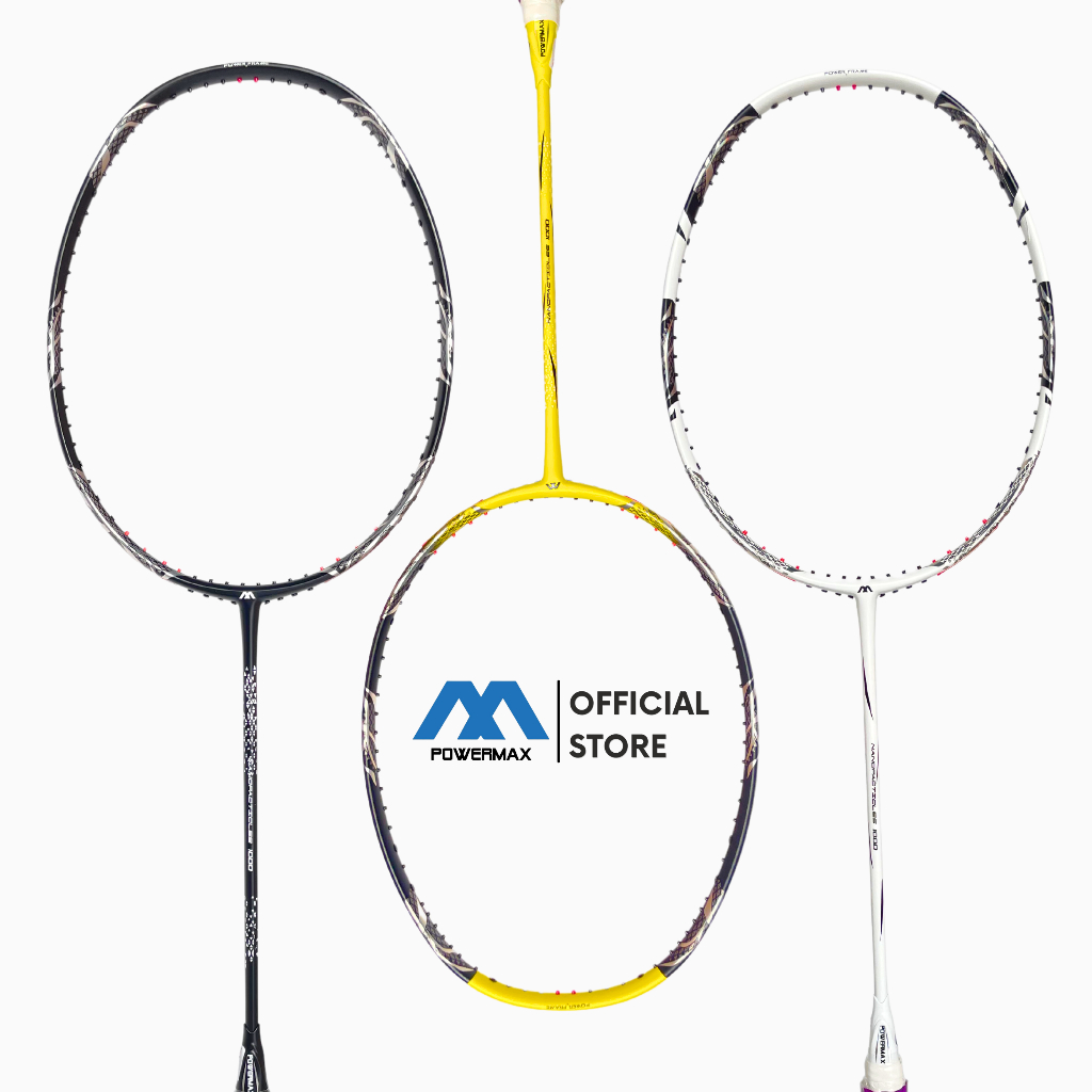 promo terbaru best sale powermax raket badminton nanoparticles 1000 frame bulutangkis 4u 36 lbs head