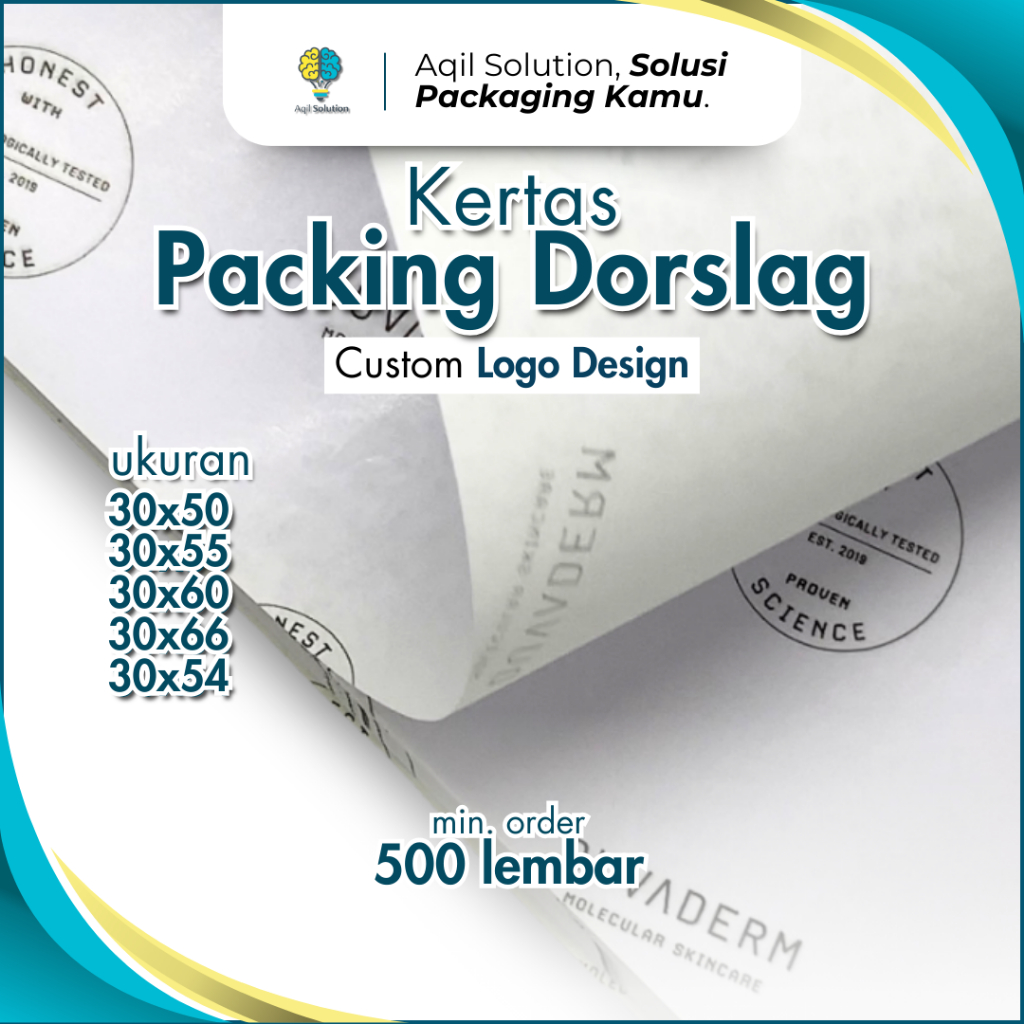 

(Custom) Kertas Dorslag Packing / wrapping paper / Kertas Hampers / Kertas Packing Hampers, Sepatu, Handuk, Sajadah, Sarung, Baju, dll. Custom Logo Wrapping Paper Hampers Dus Size 30 Series. 30x50, 30x54, 30x55, 30x60, 30x66 cm
